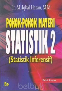 Pokok-Pokok Matero STATISTIK 2 (Statistik Inferensi)