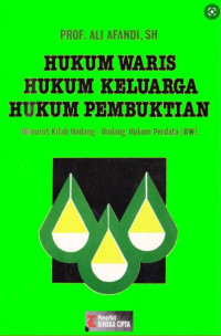 Image of Hukum Waris, Hukum Keluarga Dan Hukum Pembuktian