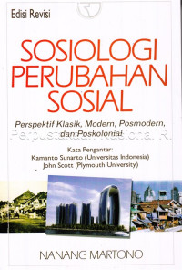 Image of Sosiologi Perubahan sosial 