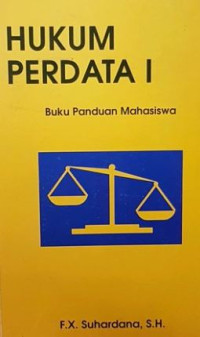 Image of Hukum perdata I