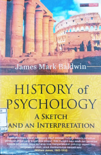 Image of History of Psychology: A Sketch And A Interpretation