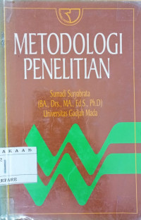 Image of METODOLOGI PENELITIAN