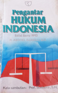 Image of Pengantar hukum Indonesia / R. Abdoel Djamali