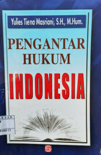 Image of Pengantar Hukum Indonesia
