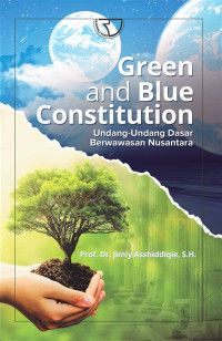 Image of Green and Blue Constitution Udang-Undang Dasar Berwawasan Nusantara