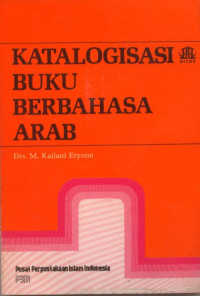 Image of Katalogisasi Buku Berbahasa Arab / M. Kailani Eryono