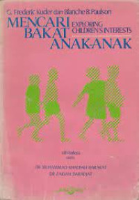 Image of Mencari bakat anak-anak / Frederic Kuder, Blance B. Paulson