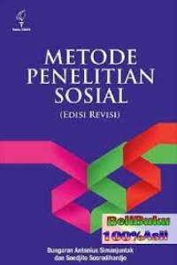 Image of METODE PENELITIAN SOSIAL