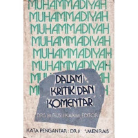 Image of Muhammadiyah Dalam Keritikan / M Rusli Karim