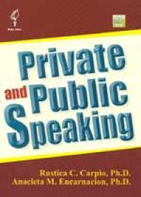 Image of PRIVATE AND PUBLIC SPRAKING